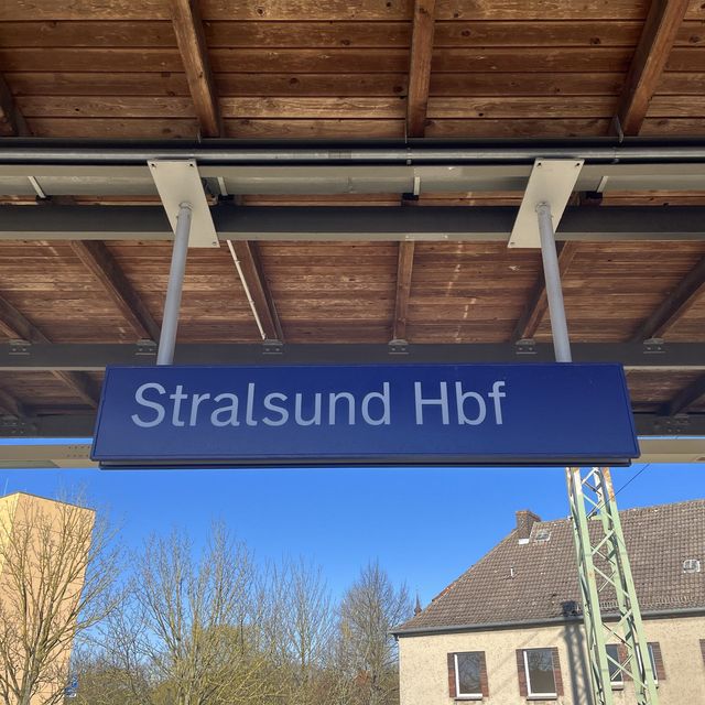 Stralsund HBF… Main train station 