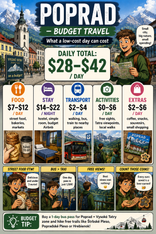 🗺️ Discovering Poprad at Every Budget