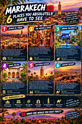 MARRAKECH 🕌  — 6 PLACES YOU ABSOLUTELY HAVE TO SEE