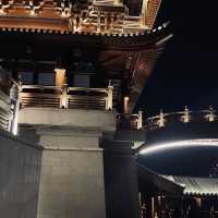 A Temple with a beautiful Night View 