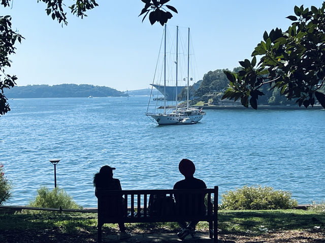 Cool off at the Royal Botanic Garden Sydney.