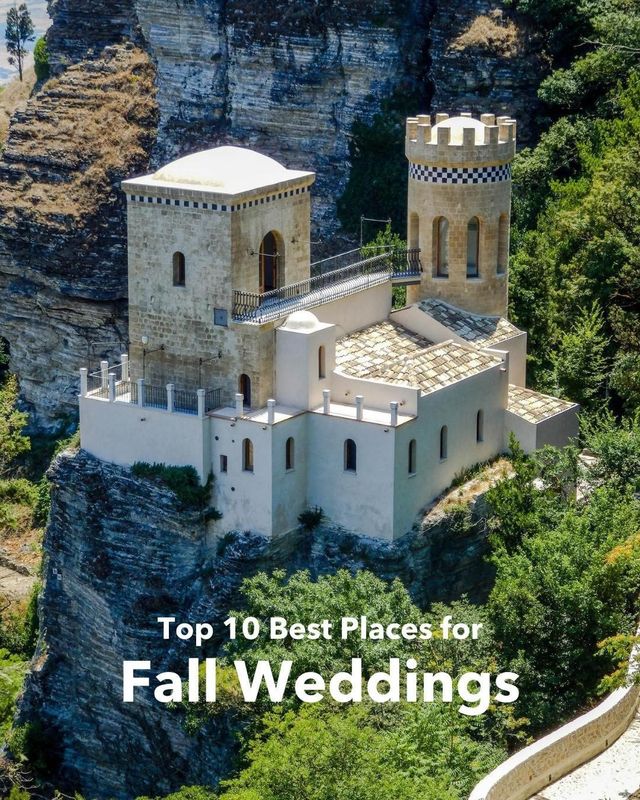 Top 10 destinations for your fall wedding