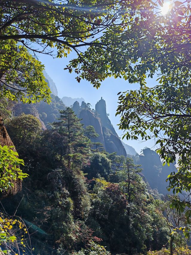 三清山,在14億年花崗岩包圍中的秀美石林 三清山,在14億年花崗岩包圍中的秀美石林