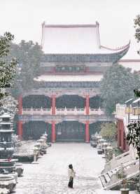在合肥,總要去開福寺看一場初雪吧