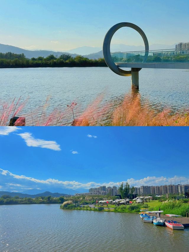 宮騎駿的風景般真的太美了，西昌-星月湖公園