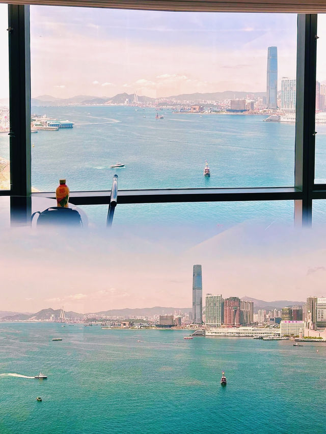 香港君悅連續一周住不夠，360度看維港美景！！誰懂我的開心啊