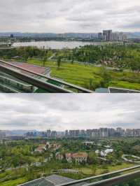 我在成都水上樓頂看日出日落