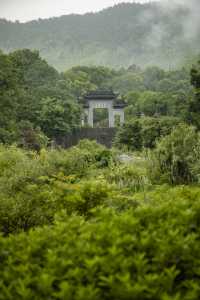 雨天的安吉靈峰寺！別有一番味道