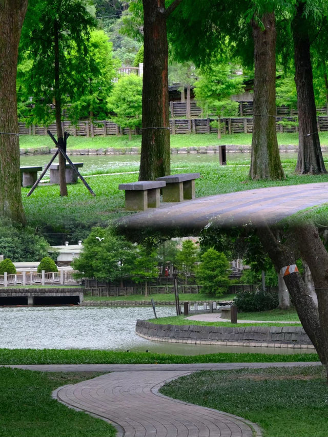 有氧的公園 真的太適合放鬆啦～