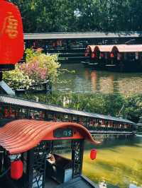 📍廣州唐荔園｜倚湖品茶，賞倒影斑駁🏮