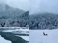 11.4實況 | 下雪的畢棚溝美到 Next level。