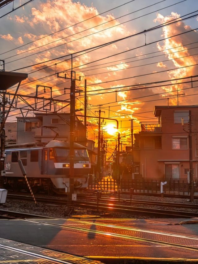 漫步東京的黃昏日落