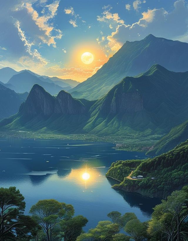 鑲嵌在阿里山間的碧玉