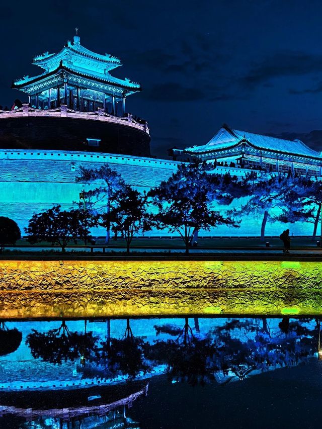 河北邯鄲•叢台公園•夜景超美的地方