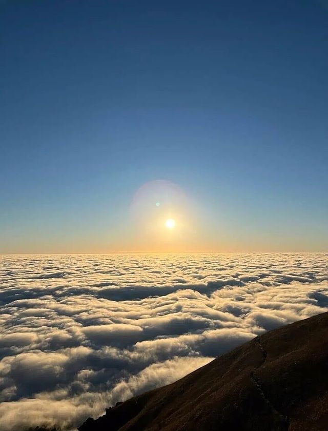 一句向雲端我便來到了武功山