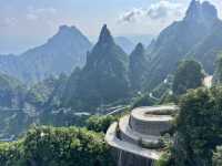 Tianmen mountain is simply breathtaking