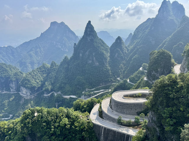 Tianmen mountain is simply breathtaking