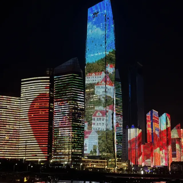 Циндао, закат, дарящий лучший романтический момент.