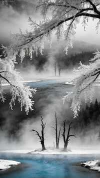 我終於明白了,為什麼說「喀納斯的冬天是冰雪的童話」!