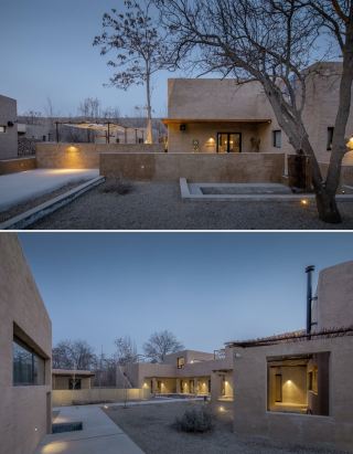 사막 황허 강변의 흙벽 미술관, 다러즈예 중웨이에서 잠들다