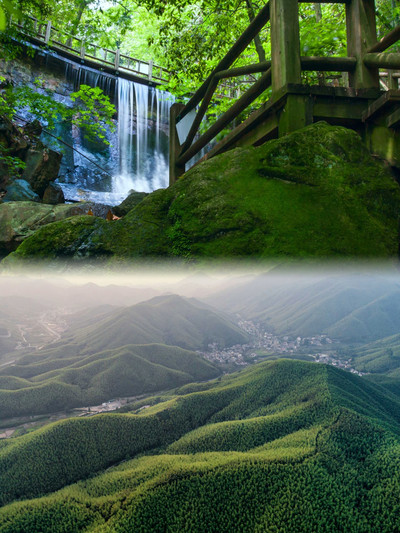 崖の上の城＋水墨画の湖景、春に酔いしれる竹海 | Trip.com 徳清