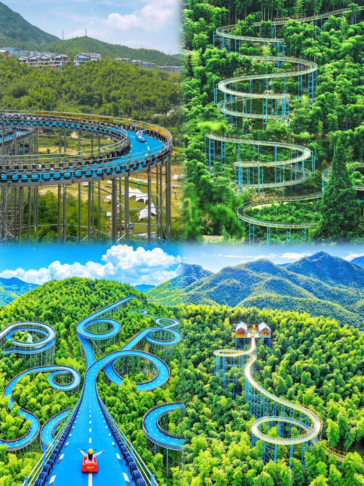 Compared to Disney, I prefer this outdoor park with no lines—the real-life version of QQ Speed!