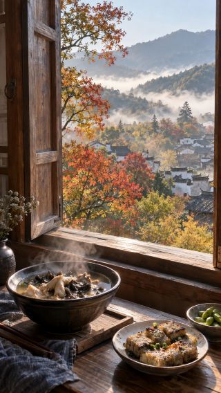 Departing from Huangshan North Station, venture into Tachuan to chase the red tallow trees