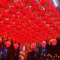 Beautiful CNY decorations in Jementah