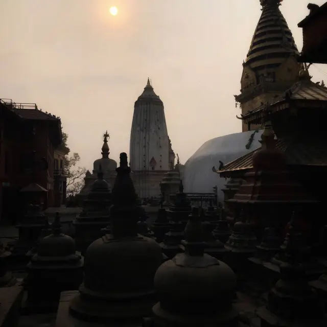 カトマンズのSwoyambhu Mahachaitya