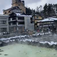 Hot-spring in Kusatsu japan