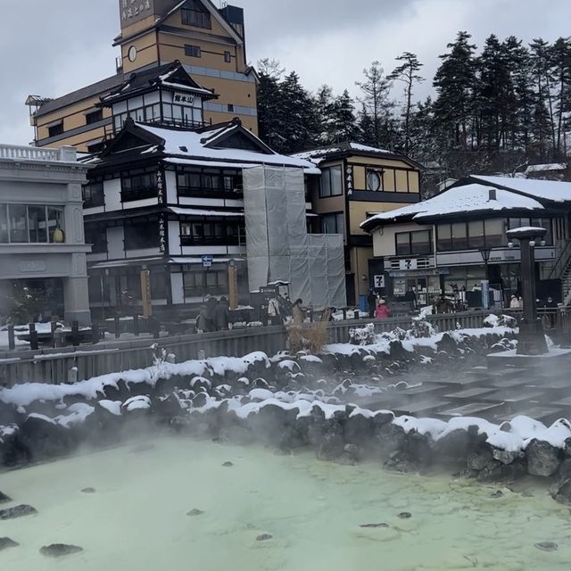 Hot-spring in Kusatsu japan