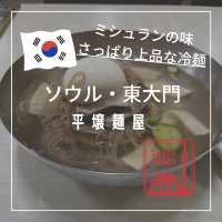 【韓国ソウル・東大門】ミシュランに選ばれた本場の冷麺「平壌麺屋」
