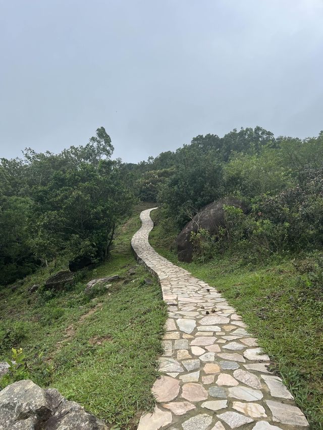 Hiking route from Tsuen Wan for nice view & food