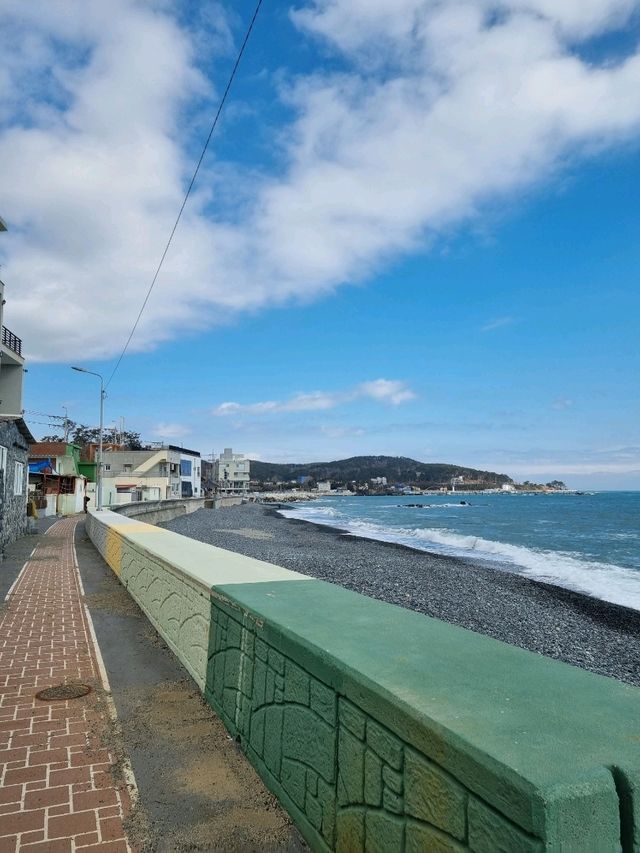 울산 '주전몽돌해변'