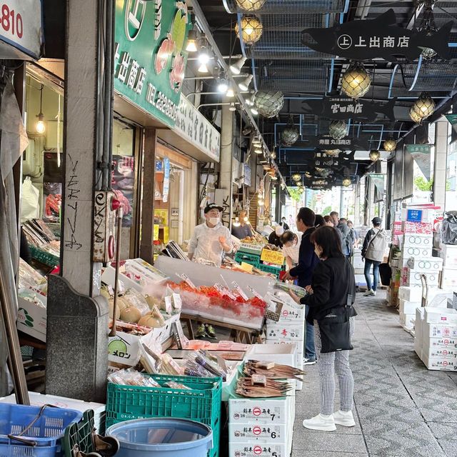 北海道観光＊二条市場大磯で海鮮丼朝食/サイロのある公園で散歩