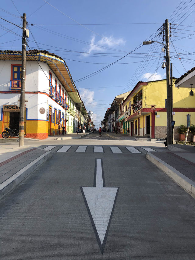 The colourful town Finca