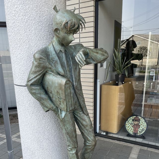 【鳥県/コナン駅(由良駅)コナンに会える街】
