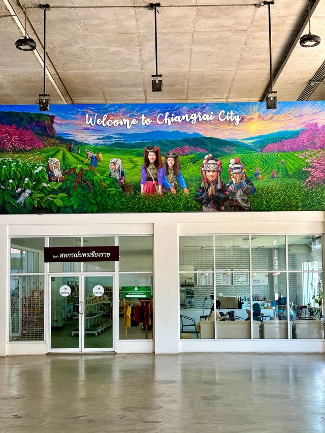Wonderful bus station in Chiang Rai