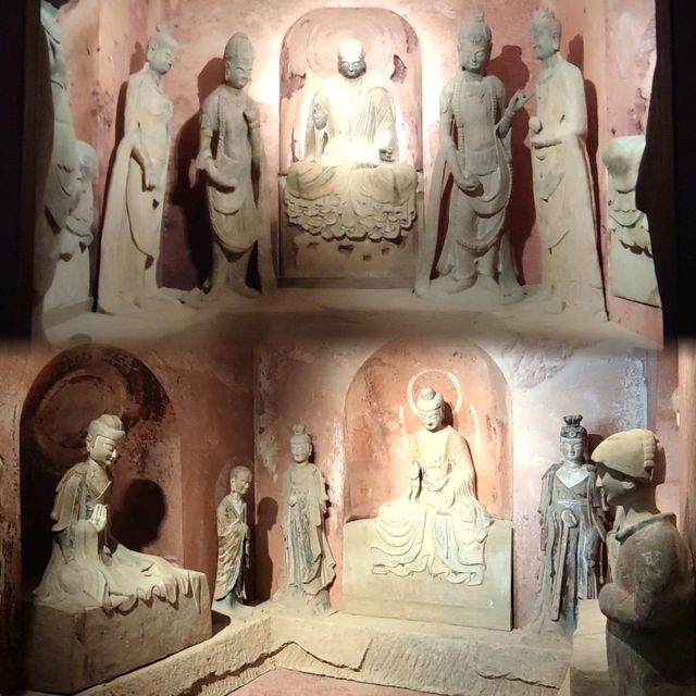 深圳看展~東方微笑~甘肅天水麥積山石窟展