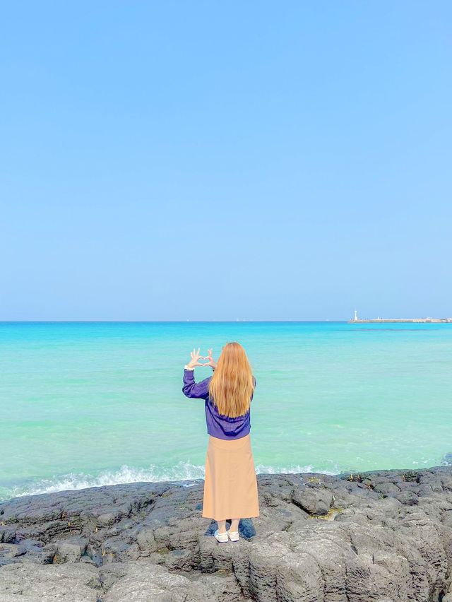 에메랄드 빛, 협재 해수욕장💚