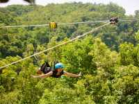 Ziplining in Loboc Town