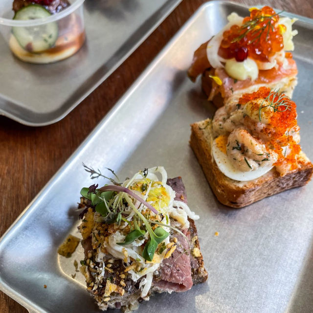 Danish-Swedish Smørrebrød at Overbrod SG