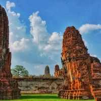 The beautiful temples in Ayutthaya