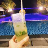 🇲🇾馬來西亞沙巴旅遊🍹🧉🍸半夜睡不著覺來喝杯飲料📍 Hilton Kota Kinabalu