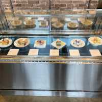 韓國恩平韓屋村宏偉壯觀的山景色搭配的人氣 Cafe🤩