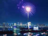 台場煙火Hilton hotel