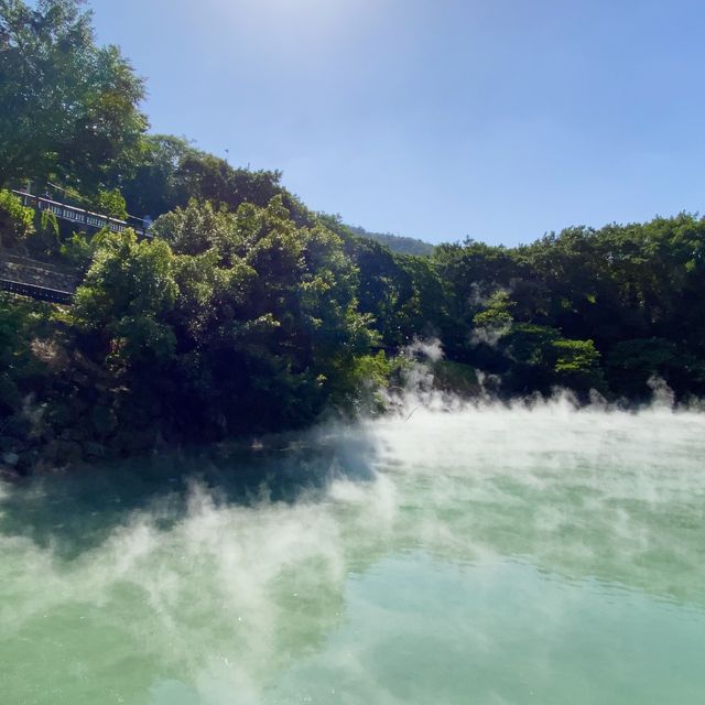 台北📍北投地熱谷|欣賞市區仙境🥰輕鬆打卡熱點📸