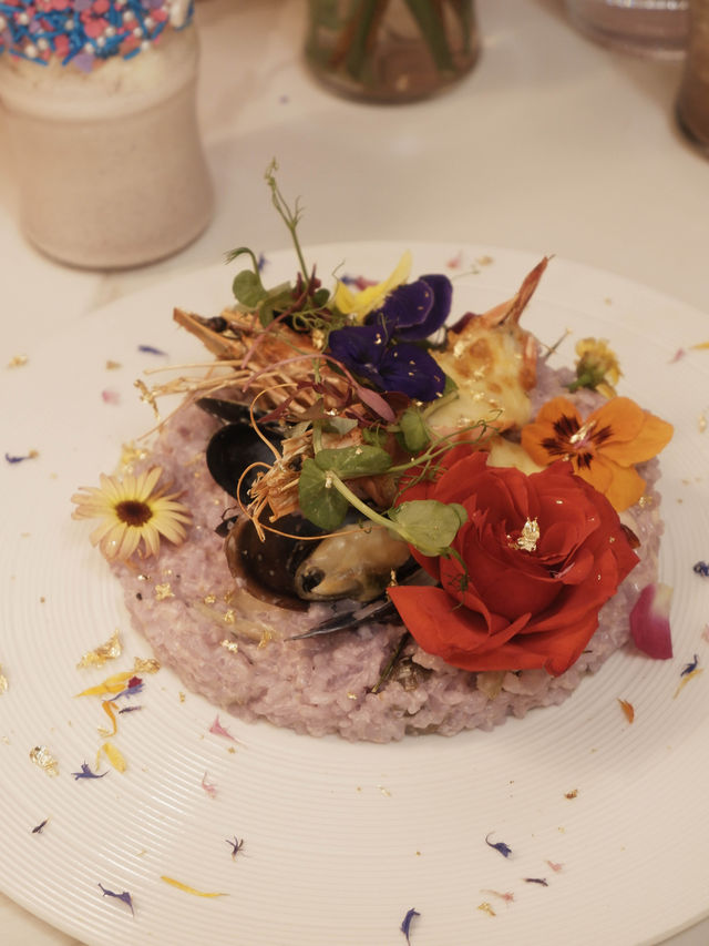 銅鑼灣探店，如精緻花藝的fusion菜