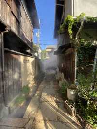 【有馬】この光景すごい「御所泉源」上からと路地側からみてほしい
