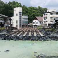 A town dedicated to onsen soaking 